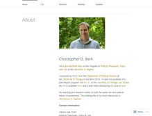Tablet Screenshot of chrisberk.com